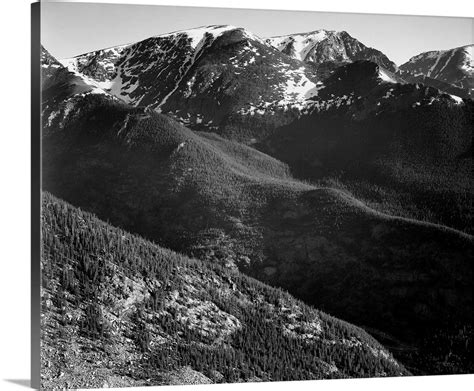 In Rocky Mountain National Park Panorama Of Hills And Mountains Wall