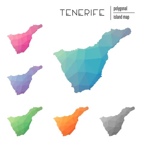 ᐈ Silueta De La Isla De Tenerife Vector De Stock Vectores Tenerife