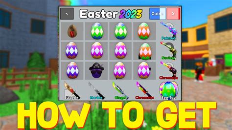HOW TO GET ALL EGGS LOCATIONS in MURDER MYSTERY 2! (Murder Mystery 2 ...