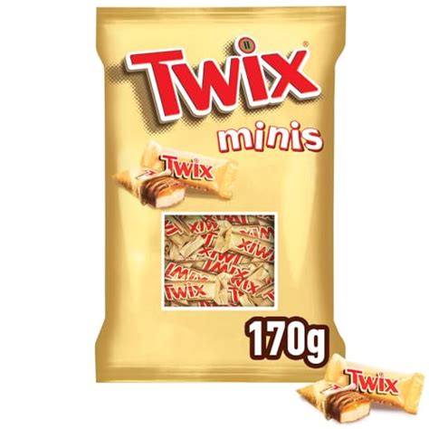 Descuento Twix Minis Barritas De Chocolate Con Leche Galleta Y