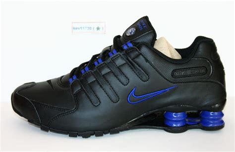 AUTHENTIC Nike Shox NZ Black Turbo Drenched Blue men sz | eBay