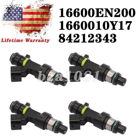 4Pcs Fuel Injectors FBY2850 For Nissan NV Sentra 2 0 Cube Versa 1 8L