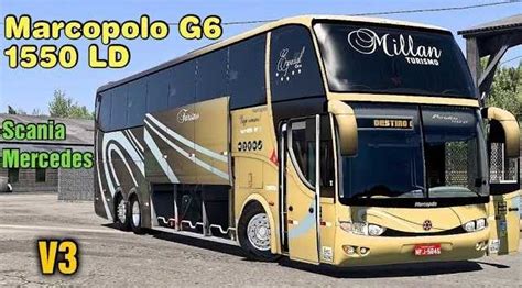 Marcopolo G6 1550 LD Multichassis V3 0 1 49 X ETS2 ETS2 ATS Mod