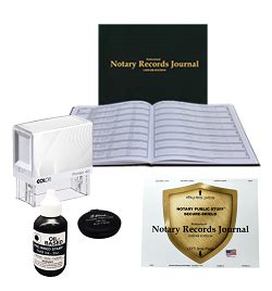 Wa Notary Starter Kit Rectangle Seal Stamp Connection