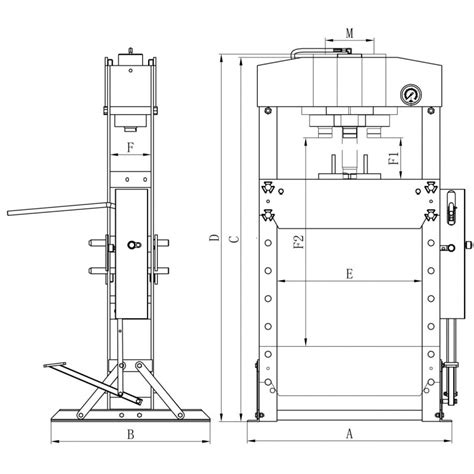 Presa Hidraulica De Atelier Unicraft WPP 30 E