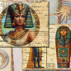 Junk Journal Printable Ancient Egypt Vintage Journal Papers Ancient