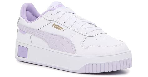 Puma Carina Street Platform Sneaker In White Lyst