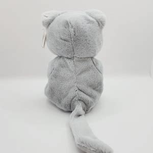 Ty Beanie Bellies Collection 'morgan' the Gray Cat 6 Inch - Etsy