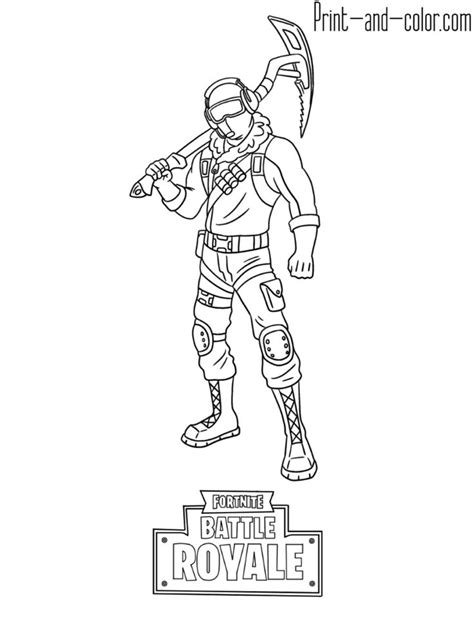 Fortnite Coloring Sheets Printable