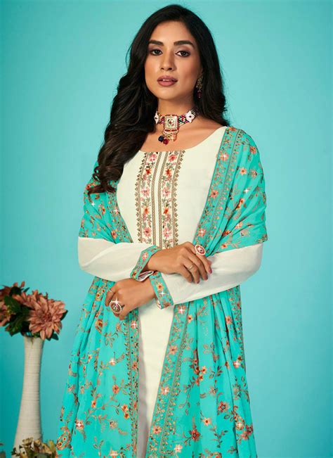 White Palazzo Suits Online Buy Styles White Palazzo Suits Collection