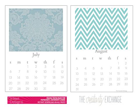 Desktop Calendar Printable - Calendar Templates