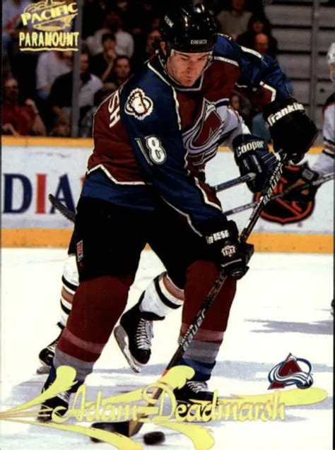 1997-98 PARAMOUNT COLORADO Avalanche Hockey Card #48 Adam Deadmarsh EUR ...