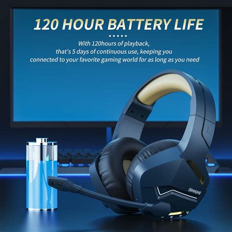 Binnune 2 4ghz Wireless Gaming Headset With Microphone For Pc Ps4 Ps5