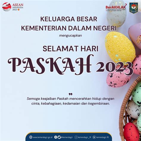 Kementerian Dalam Negeri On Twitter Selamat Merayakan Hari Paskah