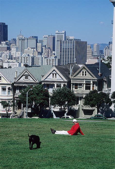 Alamo Square Park in San Francisco Photograph by Carl Purcell