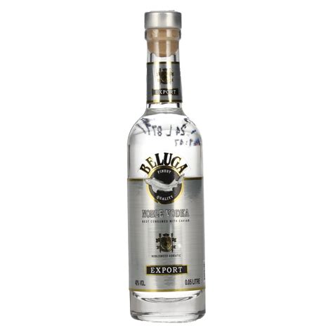 Beluga Noble Vodka EXPORT Montenegro 40 Vol 0 05l