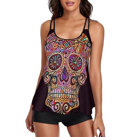 Skull Bikini Etsy