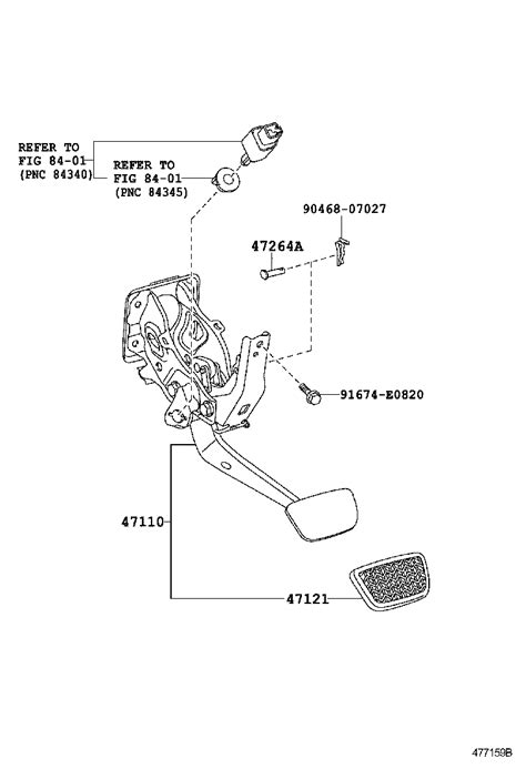 Lexus Lx Urj L Gntgka Powertrain Chassis Brake Pedal Bracket