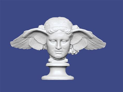 Hypnos Greek God Of Sleep Bust 3d Printed Statue Etsy