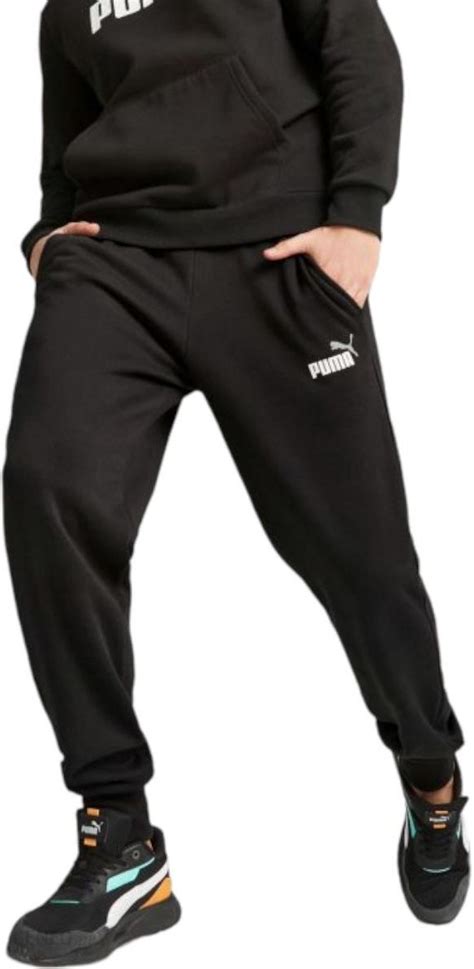 Puma M Skie Spodnie Dresowe Ess Col Logo Pants Czarne