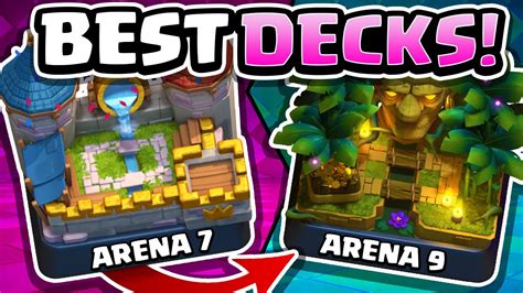 Best Decks For Arena In Clash Royale Youtube