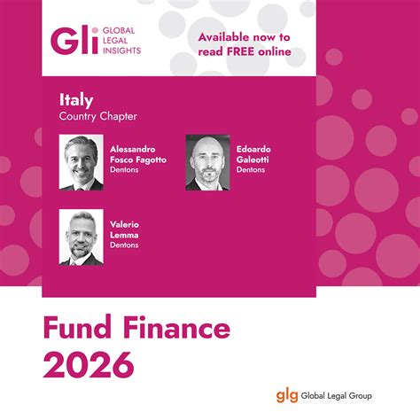 Fund Finance Laws and Regulations 2026 | Italy