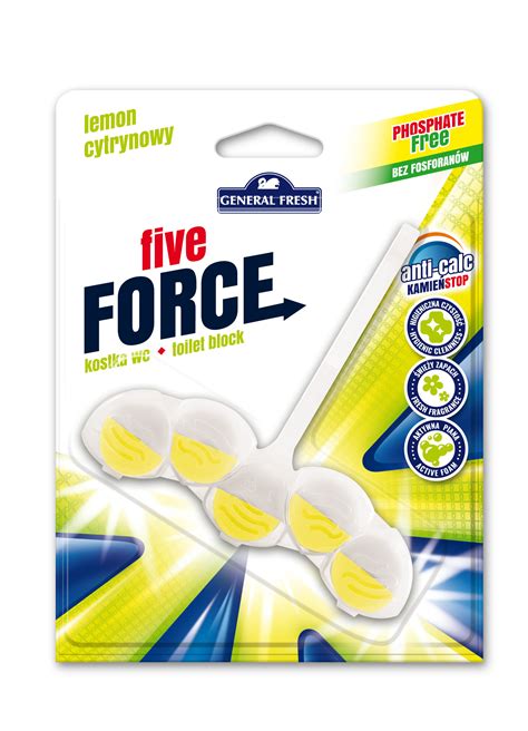 Kostka WC Five Force 50 G Cytryna General Fresh Bricomarche Pl