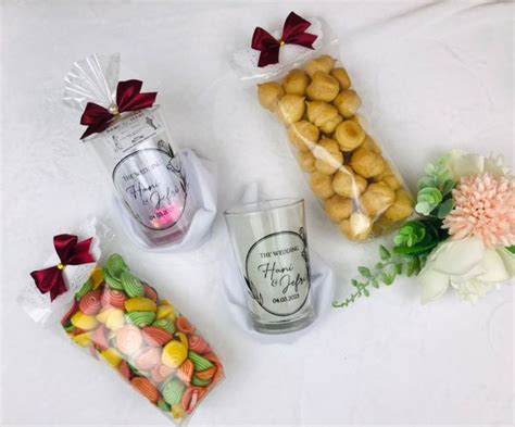 Paket Souvenir Gelas Lurus Sablon Snack NABATA SOUVENIR