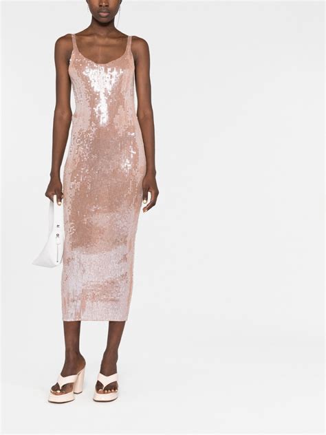 Alexander Wang Sequin Embellished Midi Dress Farfetch