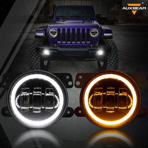 Auxbeam Inch Led Fog Lights For Jeep Wrangler Jk Rubicon Unlimited