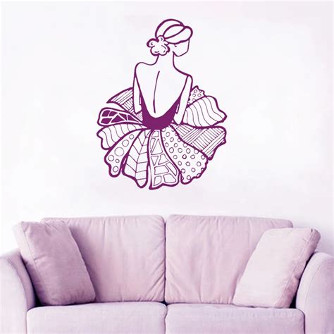 Stizzy Wall Decal Ballet School Ballerina Wall Sticker Dance Studio