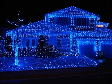 Impressive Look Of Blue And White Outdoor Christmas Lights Warisan