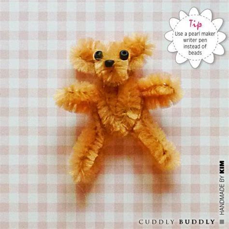 Quick And Easy Pipe Cleaner Teddy Bear Buddly Crafts