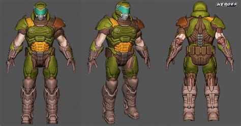 DOOM ETERNAL SLAYER PRAETOR SUIT 3D MODEL FOR FOAM PEPAKURA ...