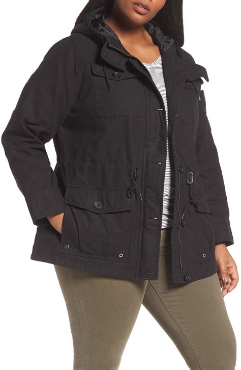 Levis Hooded Cotton Utility Jacket Nordstrom Rack