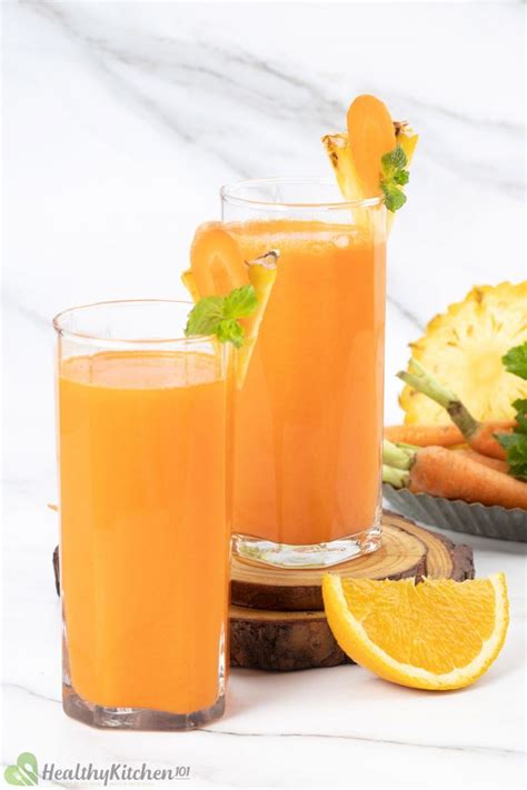 Carrot Orange Pineapple Juice Recipe A Zippy Way To Start A Day