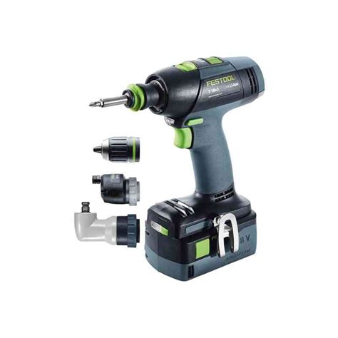 Festool Perceuse Visseuse Sans Fil T18 18v 4ah 2 Batteries En Coffret