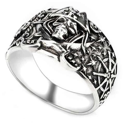 Bague Pirate Argent Du Capitaine Jolly Roger