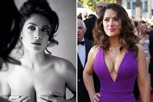 Salma Hayek Em Topless Aos Anos A Ferver Vidas