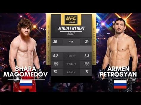 UFC 308 Sharaputdin Magomedov Vs Armen Petrosyan Full Fight Ufc308