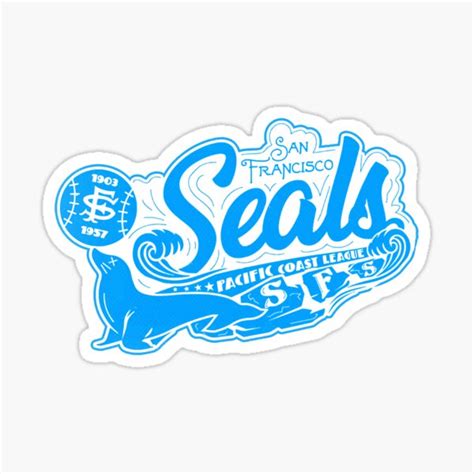 San Francisco Seals Classic T Shirtpng Sticker By Didiamaggiora