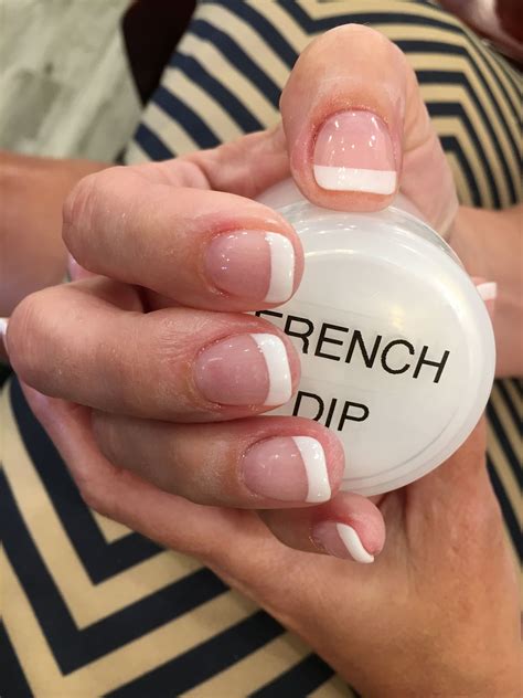 dipping french tips | French tip nails, Dipped nails, How to do nails