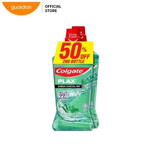 Colgate Plax Bamboo Charcoal Mint Mouthwash Ml X Shopee Malaysia