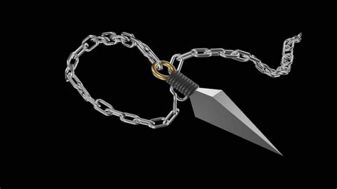 Scorpion's Classic Kunai and Chain Mortal Kombat 3D - Etsy