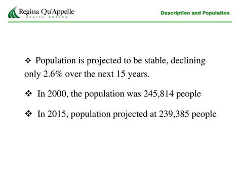 Ppt Regina Quappelle Health Region Overview Powerpoint Presentation