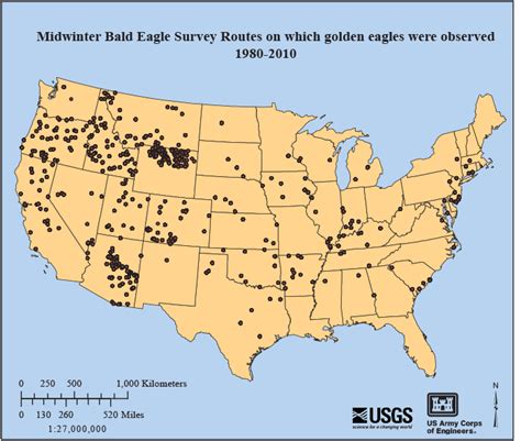 Bald Eagle Locations Map