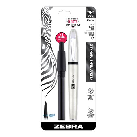 Pm 701 Permanent Marker Zebra Pen