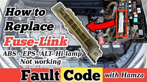 Fusible Link Replacement Fan Hi Lamp And Alternator Fuse Toyota