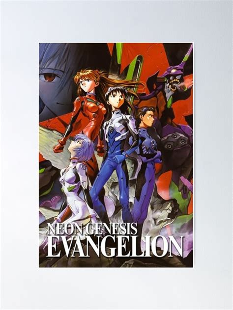 Evangelion Poster Neon Genesis Evangelion Poster Evangelion Merch