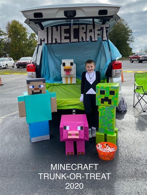 Minecraft Trunk Or Treat Trunk Or Treat Truck Or Treat Trunker